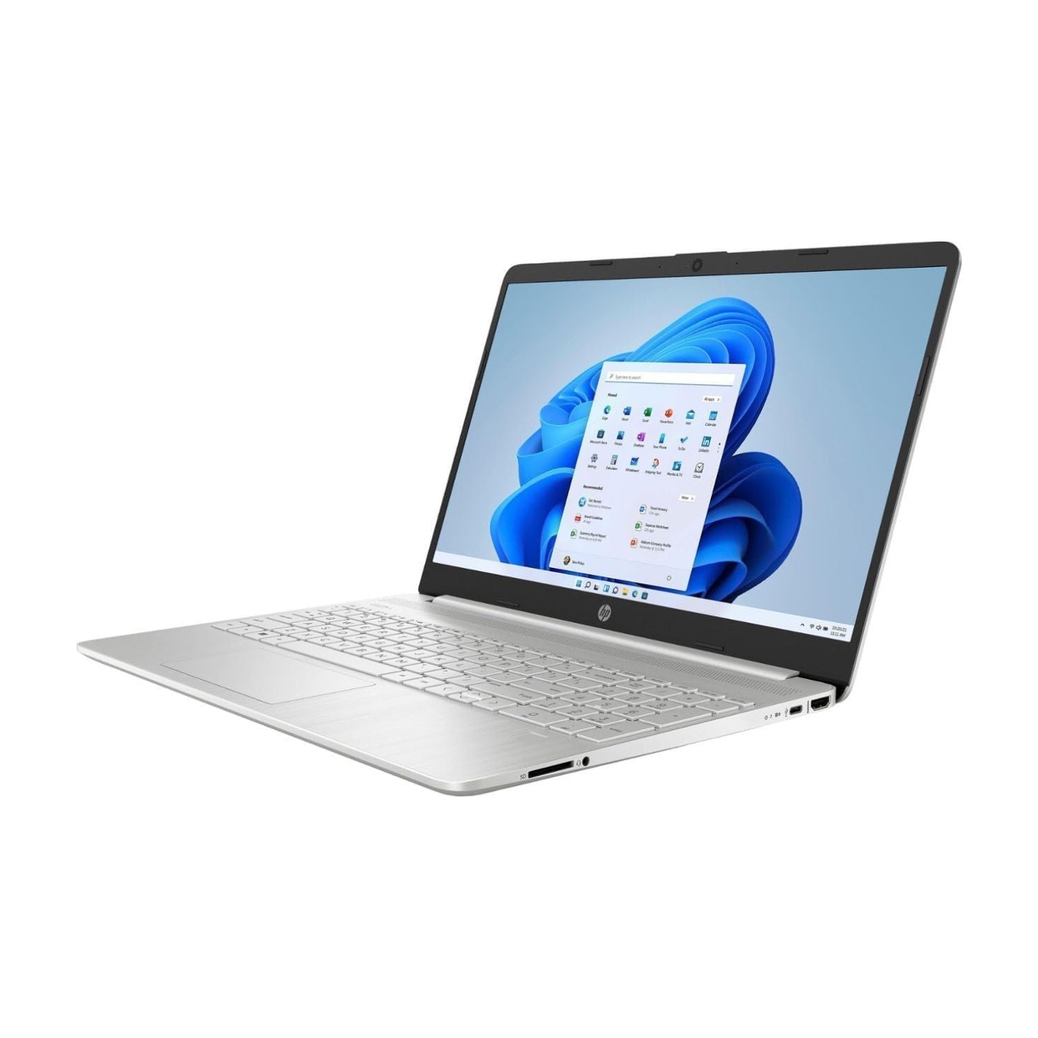 HP Laptop – 15.6" WXGA Touch – Intel Core i3‑1215U – 8 GB RAM – 256 GB SSD – Silver – 15‑dy5033dx
