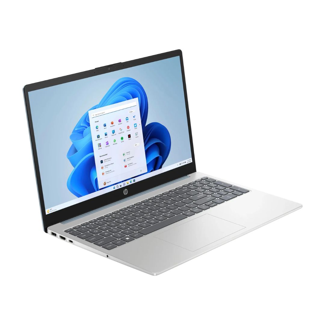 HP – 15.6" FHD Laptop – AMD Ryzen 5 7520U – 16GB RAM – 256GB SSD – Natural Silver – 15-fc0093dx