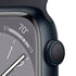 Apple Watch Series 8 (GPS) 45mm Aluminum Case - M/L Midnight Sport Band - MNUL3LL/A