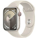 Apple Watch Series 9 (GPS+Cell) 45mm Aluminum Case - Starlight Sport Band (M/L) - Starlight