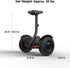 Segway - S2 Ninebot Self- Balancing Scooter w/21.7 mi Max Operating Range & 11.2 mph Max Speed - Black