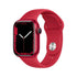 Apple Watch Series 7 (GPS, 41MM) - Red Aluminum Case with Red Sport Band - MKN23LL/A