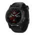 Garmin Fenix 5S Plus 42mm Sapphire Stainless w/ Black Case and Black Band - 010-01987-02