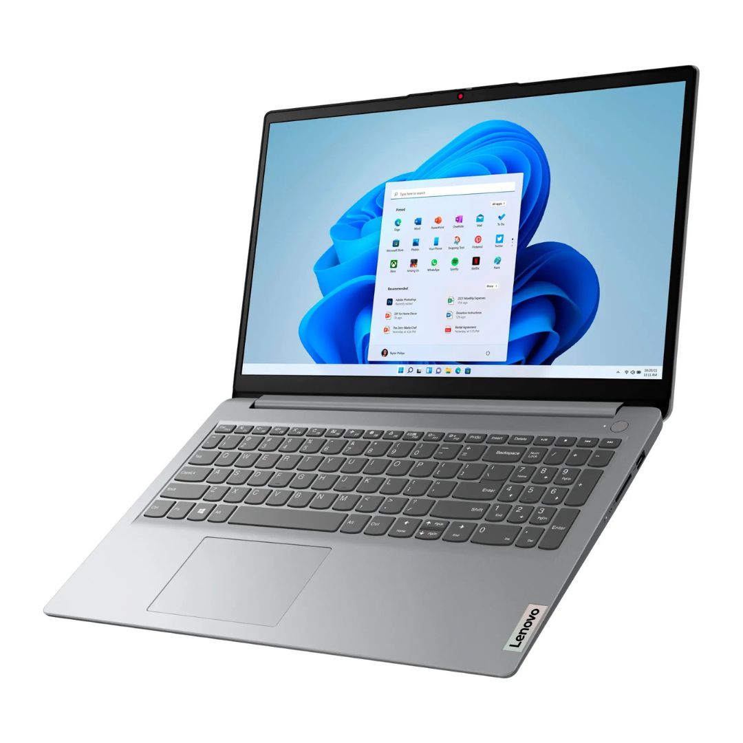 Lenovo IdeaPad 1 15AMN7 – 15.6" WXGA – AMD Athlon Silver 7120U – 4GB RAM – 128GB SSD – Cloud Gray – 82VG0091US