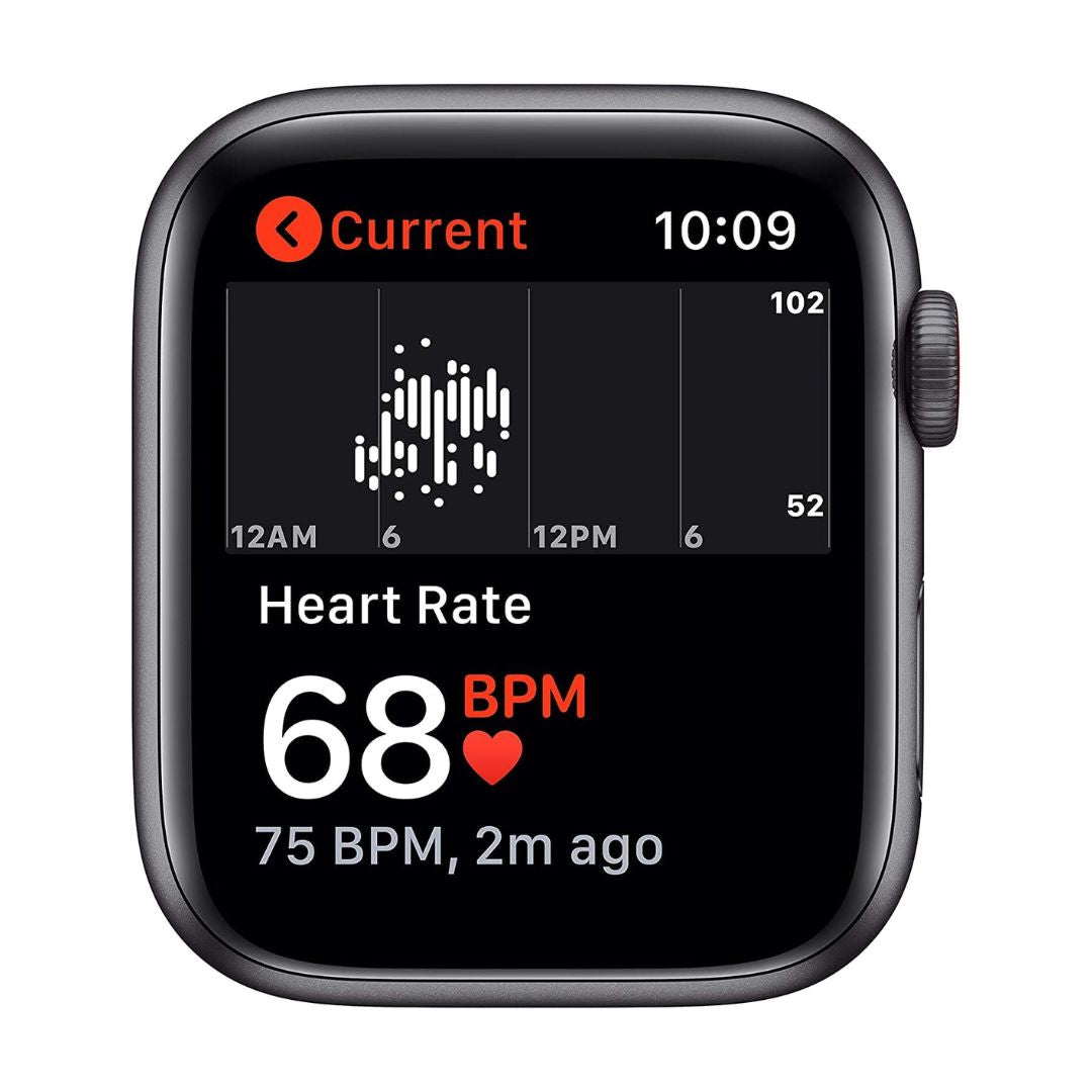 Apple Watch SE (GPS, 40mm) - Space Gray Aluminum Case with Black Sport Band - MKQ13LL/A