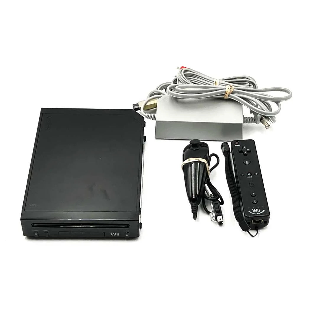 Nintendo Wii Black Console - RVKSKAAH – R3NEW Nintendo Wii Black Console - RVKSKAAH – R3NEW