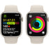 Apple Watch Series 9 (GPS+Cell) 45mm Aluminum Case - Starlight Sport Band (M/L) - Starlight