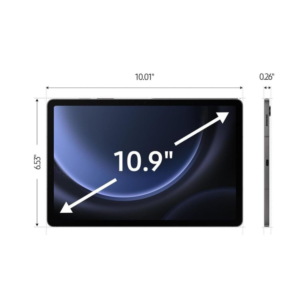 T-Mobile Samsung Galaxy Tab S9 FE 10.9 - with S-Pen - 128GB - Gray - SM-X518UZAAXAU