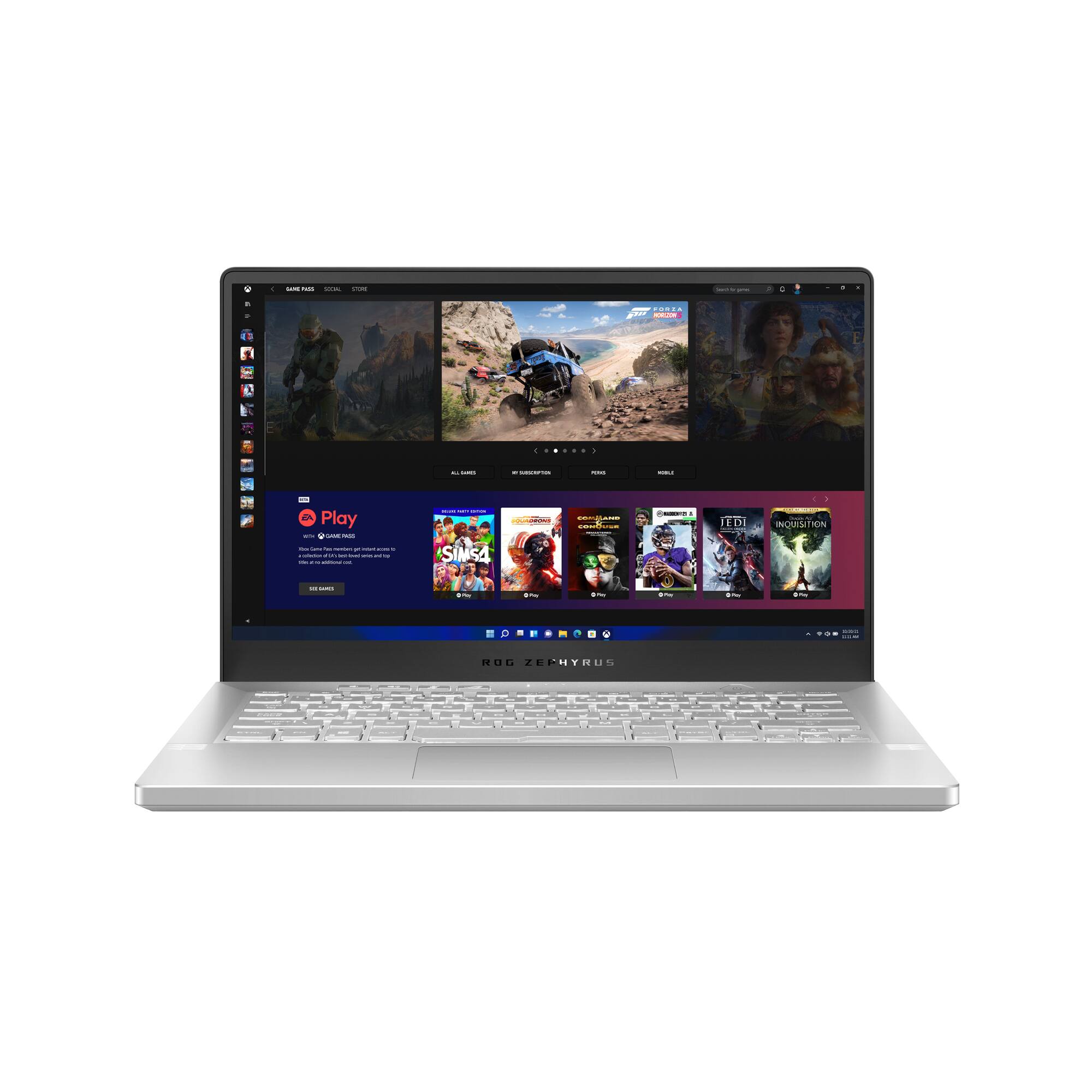 ASUS ROG Zephyrus FHD - AMD Ryzen 9 GeForce RTX 3060 16GB Ram 1TB SSD - Moonlight WHT