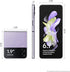 Unlocked Samsung Galaxy Z Flip4 256GB - Bora Purple - SM-F721ULVEXAA