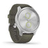 Garmin vivomove Style Silver - Moss Green Band - 010-02240-01