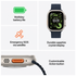Apple Watch Ultra 3 (GPS+Cell) 49mm Titanium Case Blue Band - One Size