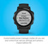 Garmin fēnix 6S Pro Smartwatch 42mm Black with Black Silicone Band - 010-02159-13