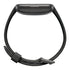 Fitbit Versa 2 - 40mm Aluminum Case - Carbon w Black Silicone Band - FB507BKBK