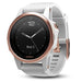 Garmin Fenix 5S Sapphire Smartwatch 42mm - Rose Gold/White - 010-01685-16