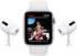 Apple Watch SE - GPS + Cellular - 40mm Aluminum Case Silver - White Sport Band