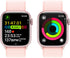 Apple Watch Series 9 (GPS) 41mm Aluminum Case with Light Pink Sport Loop - Adj - Pink - MR953LL/A