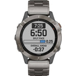 Garmin - fēnix 6 Sapphire Smartwatch 47mm Titanium - 010-02158-22