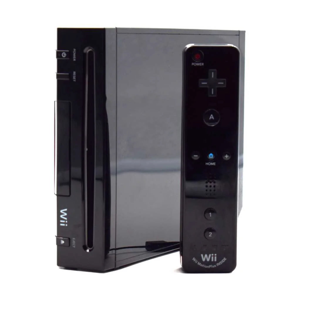 Nintendo Wii Black Console - RVKSKAAH – R3NEW Nintendo Wii Black Console - RVKSKAAH – R3NEW
