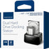 Insignia - 2-Bay HDD docking station 2.5 and 3.5 SATA HDD/SSD - NS-PCHDEDS19
