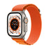 Apple Watch Ultra 49MM GPS + Cellular - Orange Alpine Loop - Small - Titanium - MNHA3LL/A