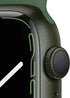 Apple Watch Series 7 (GPS) 45mm Green Aluminum Case with Clover Sport Band - Green - MKN73LL/A