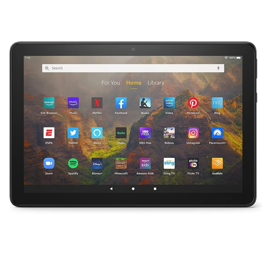 Amazon - Fire HD 10 - 10.1" - 11th Gen 2021 Tablet - 32 GB - Black - B08BX7FV5L