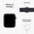 Apple Watch SE 2nd Gen - GPS - 44mm Aluminum - M/L Midnight Band - MNTG3LL/A