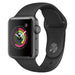 Apple Watch Series 2 38mm Space Gray Aluminum Case Black Sport Band - MP0D2LL/A