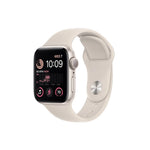 Apple Watch SE (GPS, 40mm) - Gold Aluminum Case with Starlight Sport Band - Regular -MKQ03LL/A