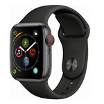 Apple Watch Series 4 GPS Cellular 44MM Space Gray Aluminum Case with Black Sport Band - MTUW2LL/A