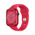 Apple Watch Series 8 GPS 45mm Alum Case Red Sport Band - S/M - MNUR3LL/A