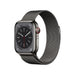 Apple Watch Series 8 GPS+Cell 41MM Stainless Case Milanese Loop - Graphite - MNJL3LL/A