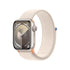 Apple Watch Series 9 GPS 41mm Aluminum Case with Starlight Sport Loop - MR8V3LW/A