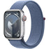Apple Watch Series 9 (GPS+Cell) 41mm Aluminum Case w/ Winter Blue Sport Loop - MRHX3LW/A - No blood oxygen