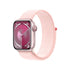 Apple Watch Series 9 GPS + Cellular 41mm Pink Aluminum Case with Light Pink Sport Loop - MRJ13LW/A