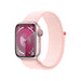 Apple Watch Series 9 GPS Cellular 41mm Smartwatch with Pink Aluminum Case, Sport Loop - MRJ13LL/A