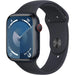 Apple Watch Series 9 (GPS + Cellular) – 45mm Aluminum Case with Midnight Sport Band (S/M) – Midnight – MRMC3LW/A