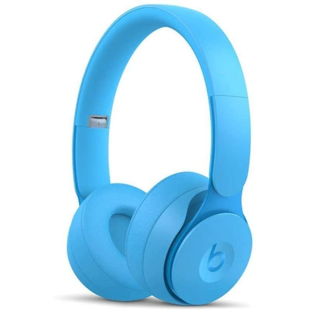 Beats Solo Pro More Matte Collection Wireless Noise Cancelling On-Ear Headphones – Light Blue – MRJ92LL/A