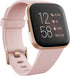 Fitbit - Versa 2 Smartwatch 40mm Aluminum - Petal/Copper Rose - FB507RGPK