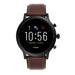 Fossil - Gen 5 Smartwatch 44mm Stainless Steel - Black with Brown Leather Band - FTW4026