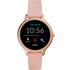 Fossil Gen 5E 42mm Stainless Steel Case with Pink Silicone Strap - FTW6066