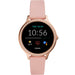Fossil Gen 5E 42mm Stainless Steel Case with Pink Silicone Strap - FTW6066