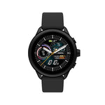 Fossil Unisex Gen 6 44mm Wellness Edition Touchscreen Silicone Smart Watch -  Black - FTW4069V