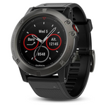 Garmin  Fenix 5X Sapphire - Slate Gray with Black Band - 010-01733-00