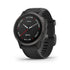 Garmin - fēnix 6S Sapphire GPS 30mm  - Carbon Gray with Black Silicone Band - 010-02159-24