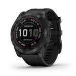 Garmin fenix 7X, Sapphire Solar GPS Smartwatch,  51 mm Fiber-reinforced polymer - Black DLC Titanium - 010-02541-22