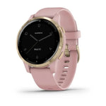 Garmin - vivoactive 4S Smartwatch 40mm Light Gold With Dust Rose - 010-02172-31