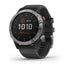 Garmin Fenix 6 Solar 47mm Smart Watch - Silver with Black Band - 010-02410-00