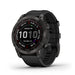 Garmin Fenix 7 Sapphire Solar GPS Smartwatch - 47mm - Carbon Gray DLC Titanium w/ Black Band
